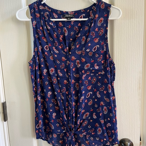 Lucky Brand ladies crop blouse - Picture 2 of 9